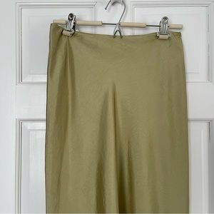 Le Lis Collection - Sage Satin Slip Skirt